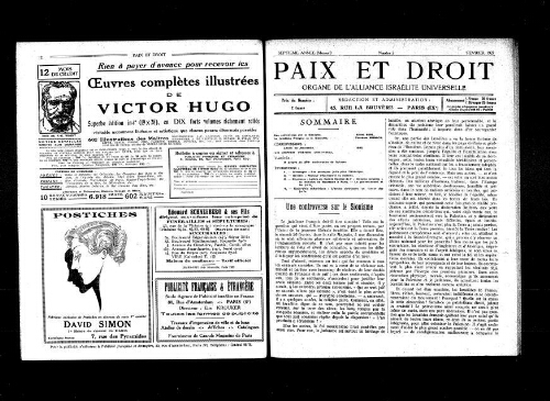 Paix et Droit.  (01/02/1927)